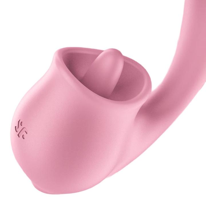 Satisfyer Tongue Genius Pink – stymulator łechtaczki i punktu G | Loris.pl
