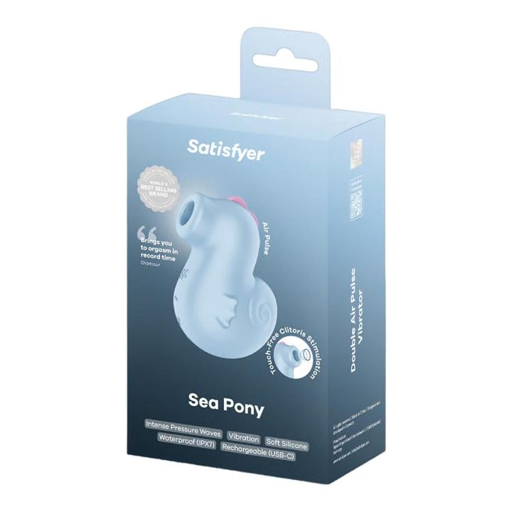 Satisfyer Sea Pony Ice Blue – stymulator łechtaczki fale ciśnienia + wibracje