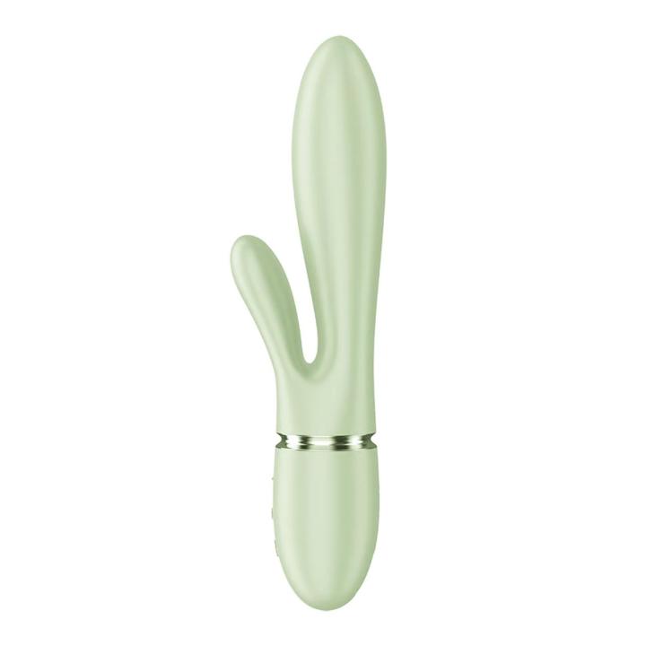 Satisfyer Pearl Bunny 2 zielony – króliczek z perłami 360° | Loris.pl