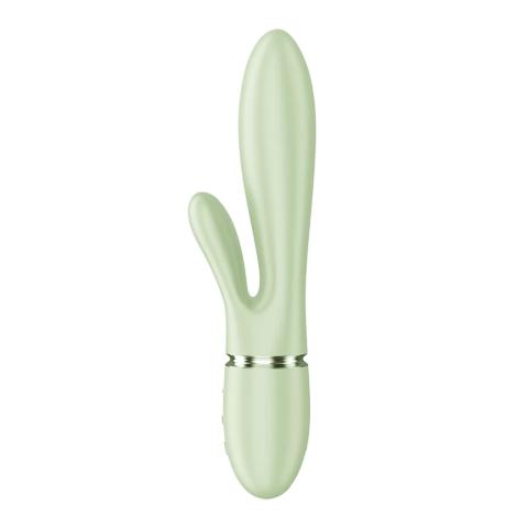 Satisfyer Pearl Bunny 2 zielony – króliczek z perłami 360° | Loris.pl