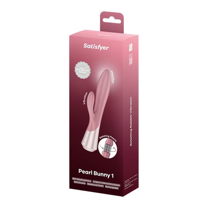 Satisfyer Pearl Bunny 1 teracotta – króliczek z perłami 360° | Loris.pl