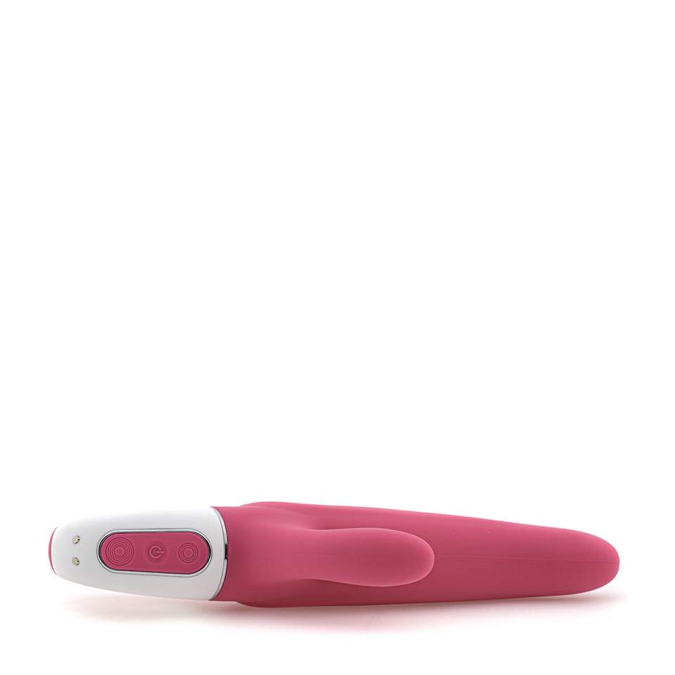 Różowy silikonowy wibrator Satisfyer Vibes Mr Rabbit  ze stymulacją łechtaczki