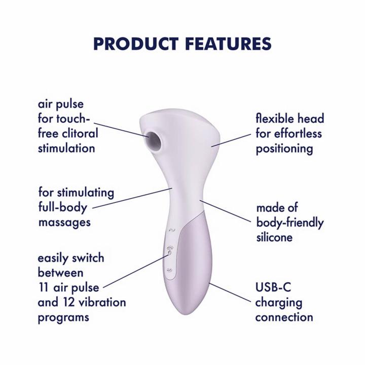 Satisfyer Wand-erful Light Violet – fale ciśnienia i wibracje | Loris.pl