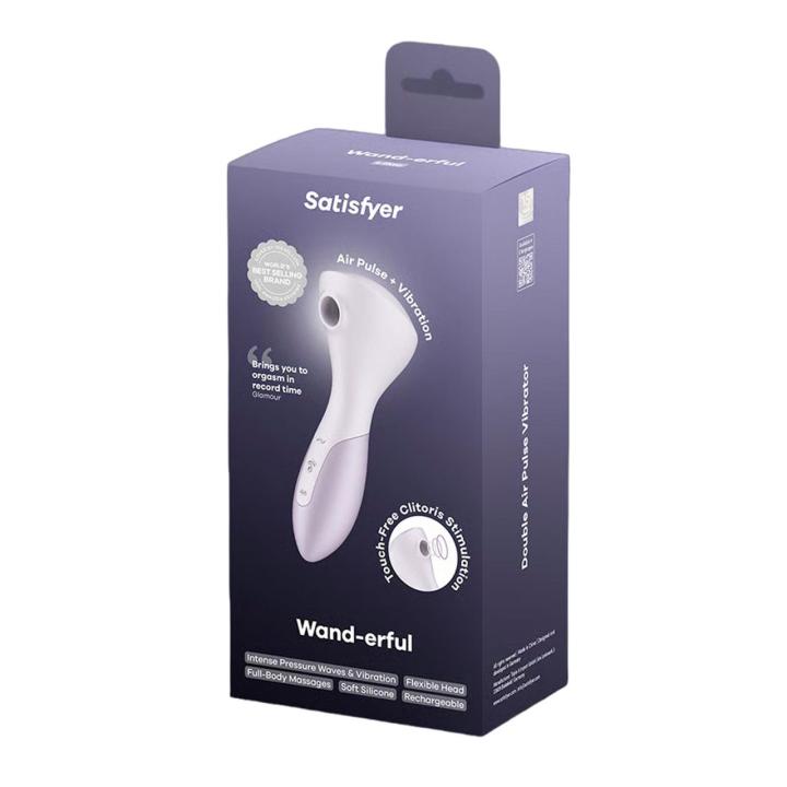 Satisfyer Wand-erful Light Violet – fale ciśnienia i wibracje | Loris.pl