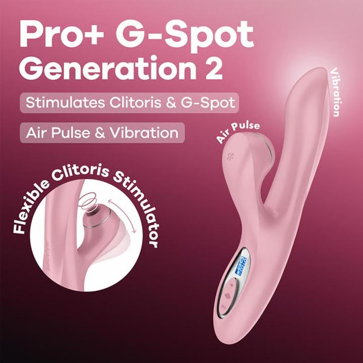 Satisfyer Pro+ G-Spot Gen 2 – wibrator punktu g i stymulator łechtaczki | Loris.pl