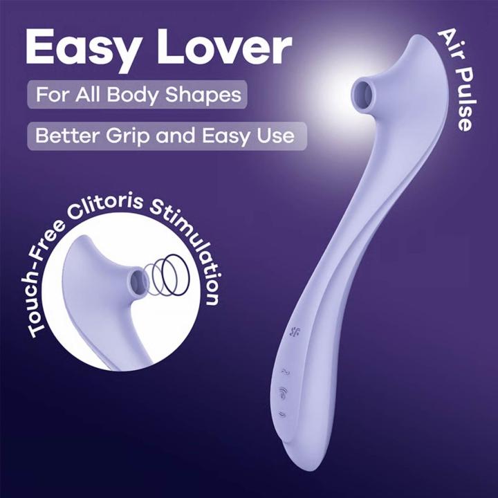 Satisfyer Easy Lover – stymulator łechtaczki fale ciśnienia + wibracje | Loris.pl