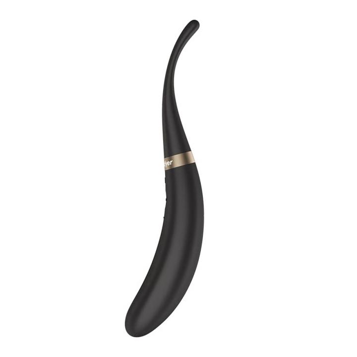 Satisfyer Tip Tease Black – podwójny stymulator i wibrator punktu G | Loris.pl