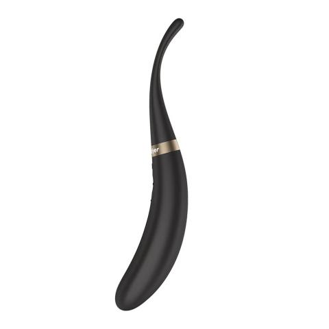 Satisfyer Tip Tease Black – podwójny stymulator i wibrator punktu G | Loris.pl