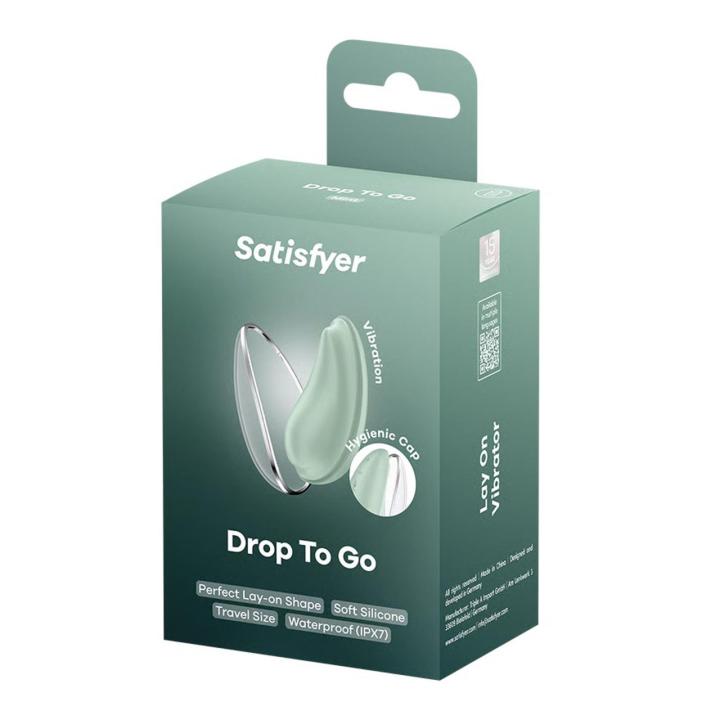 Satisfyer Drop To Go Mint – stymulator łechtaczki 12 trybów, IPX7 | Loris.pl