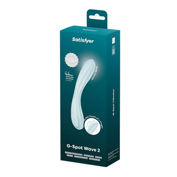 Satisfyer G-Spot Wave 2 Ice Blue – wibrator do punktu G Robotic Wave | Loris.pl
