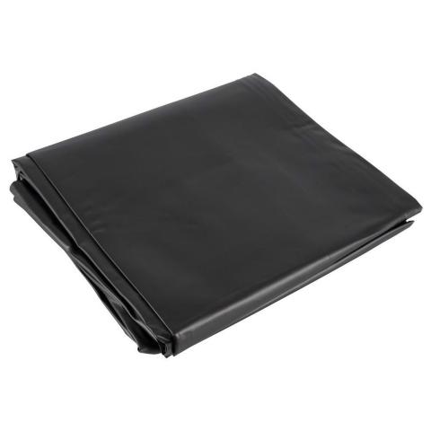 Czarne prześcieradło winylowe ochronne 200 x 230 cm do mokrych zabaw
