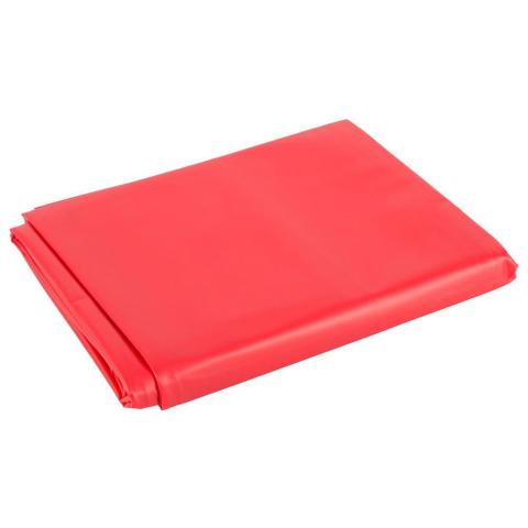 Czerwone prześcieradło winylowe 200x230 cm - ochrona łóżka i łatwe czyszczenie