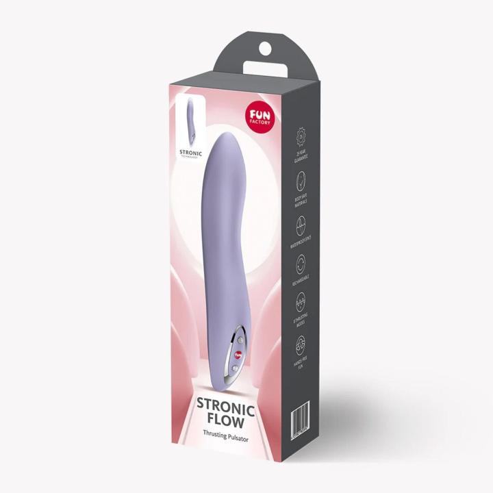 Fun Factory Stronic Flow Light Violet – masażer z ruchem posuwistym do punktu G
