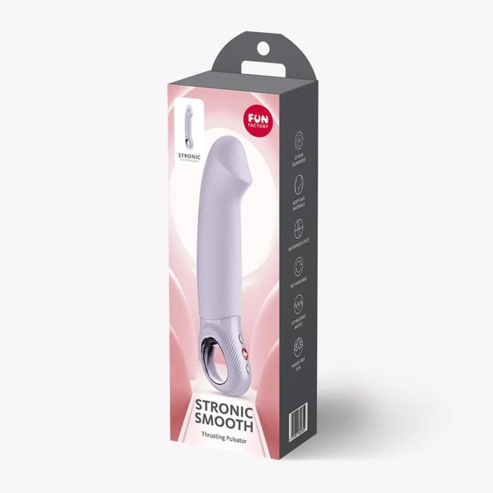 Fun Factory Stronic Smooth Lavender – masażer punktu G z ruchem posuwistym