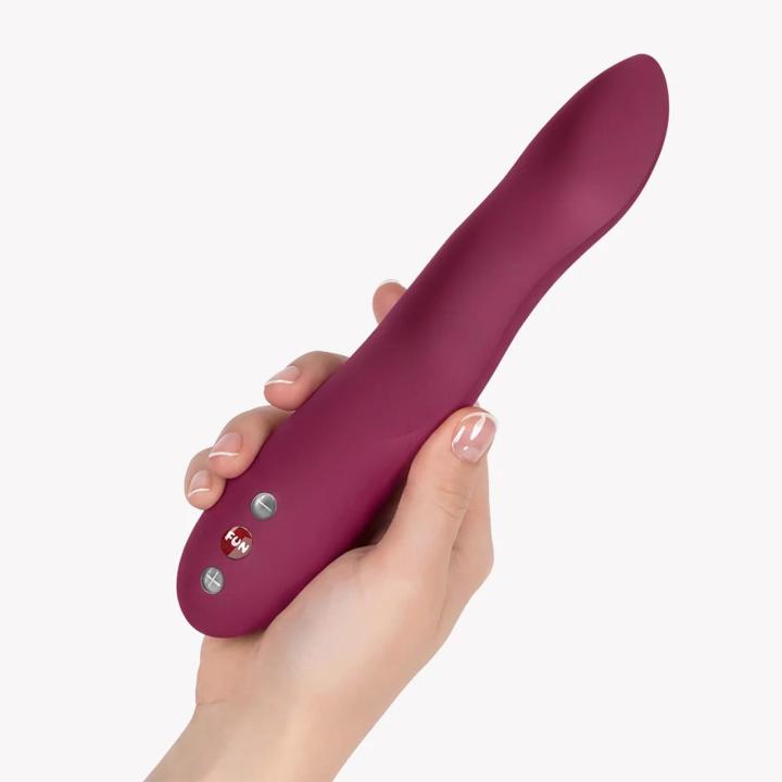 Fun Factory Stronic Wave Wine Red – Wibrator punktu G z ruchem posuwistym