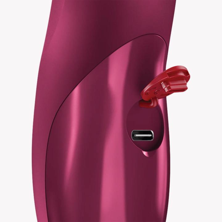 Fun Factory Stronic Wave Wine Red – Wibrator punktu G z ruchem posuwistym