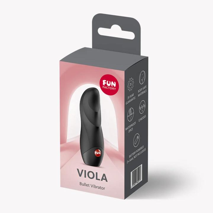 Fun Factory Viola Black – mini wibrator punktowy bateryjny | Loris.pl