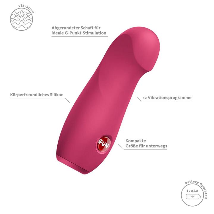 Fun Factory Stella Raspberry – mini wibrator do punktu G | Loris.pl