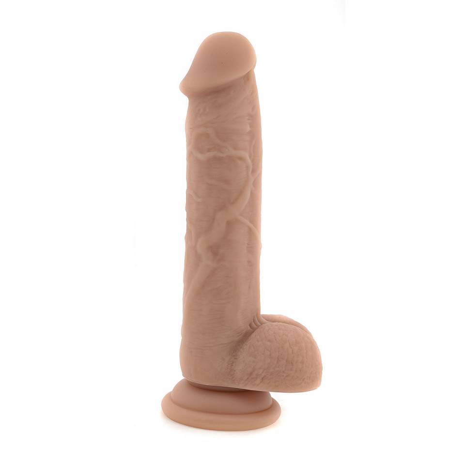 Realistyczne cieliste dildo wykonane z silikonu – 15 cm