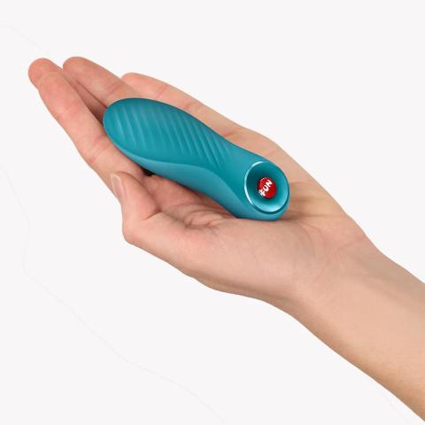 Fun Factory Bijou Aquamarine – mini wibrator USB-C, IPX7, 12 trybów | Loris.pl