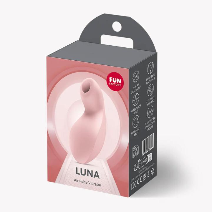 Fun Factory Luna Soft Pink – stymulator Air Pulse i wibracje | Loris.pl