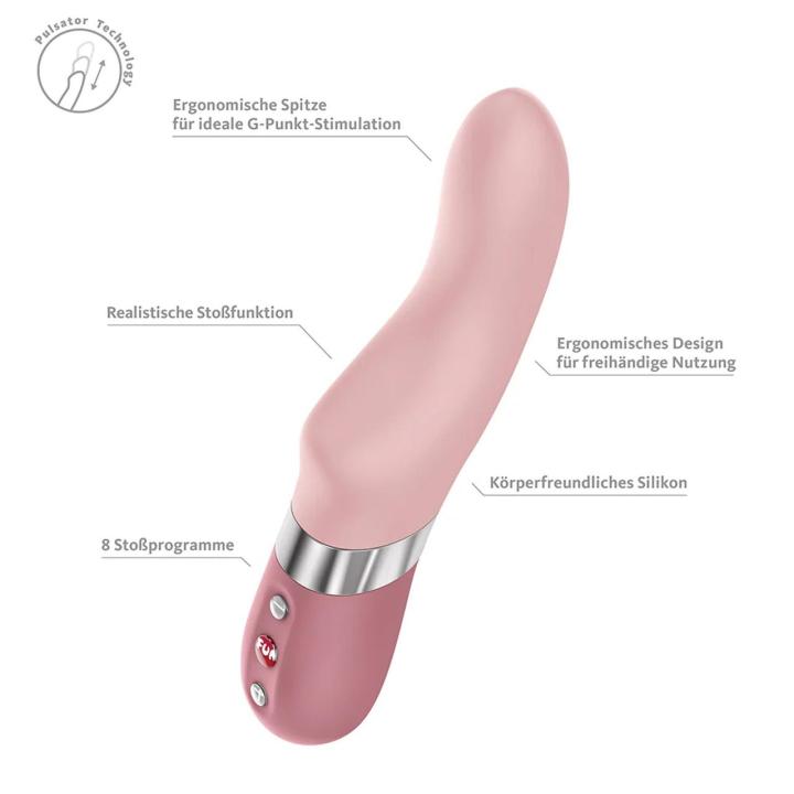 Fun Factory Stronic Oceania Soft Pink – masażer punktu G IPX7 | Loris.pl