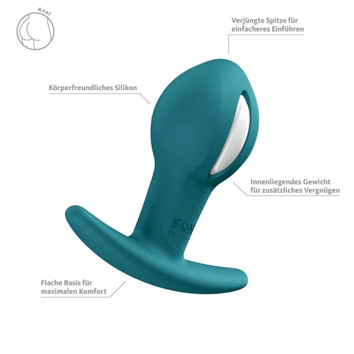 Fun Factory B Ball Uno Bottle Green – korek analny z kulką | Loris.pl