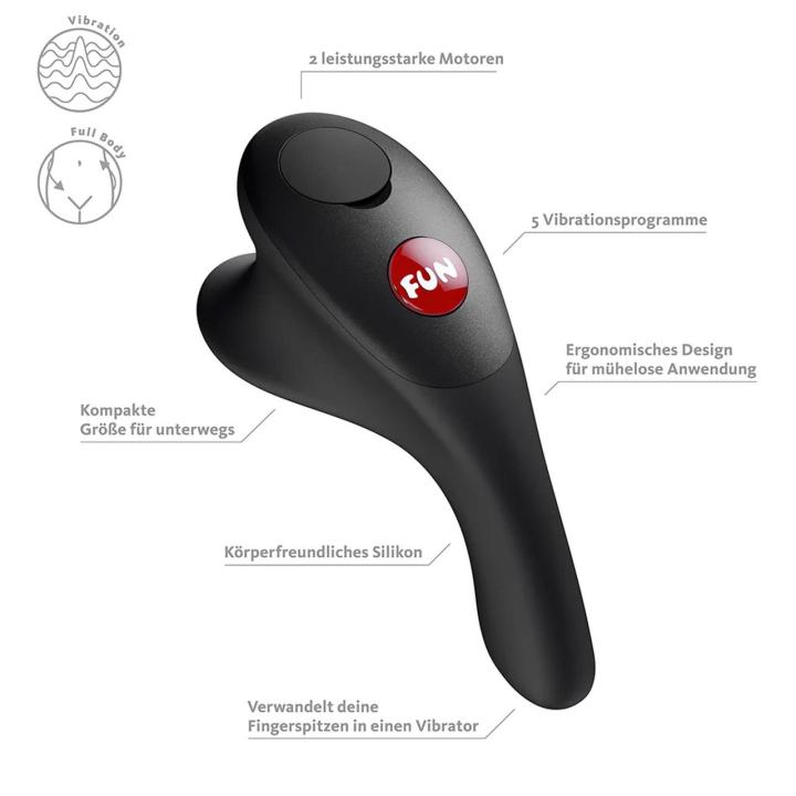 Fun Factory Be·One Black – mini wibrator 2 silniki, IPX7, USB-C | Loris.pl
