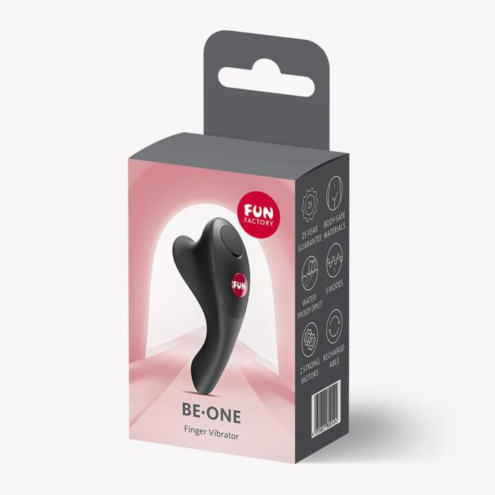 Fun Factory Be·One Black – mini wibrator 2 silniki, IPX7, USB-C | Loris.pl