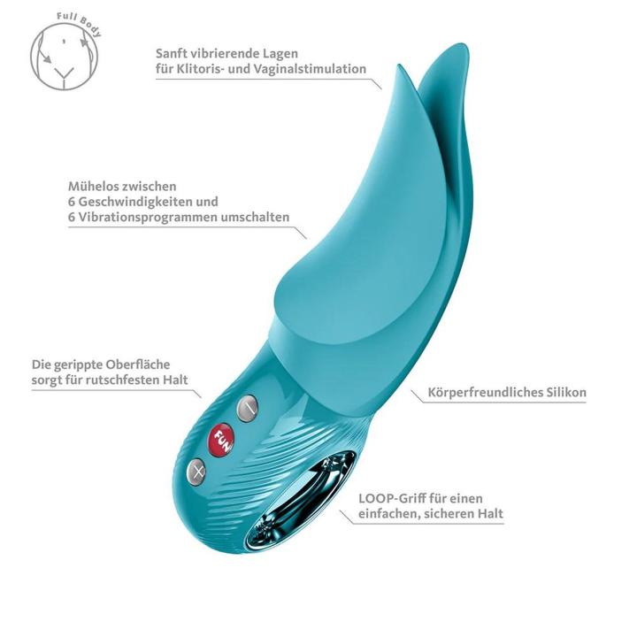 Fun Factory Volta Aquamarine – stymulator łechtaczki USB-C IPX7 | Loris.pl