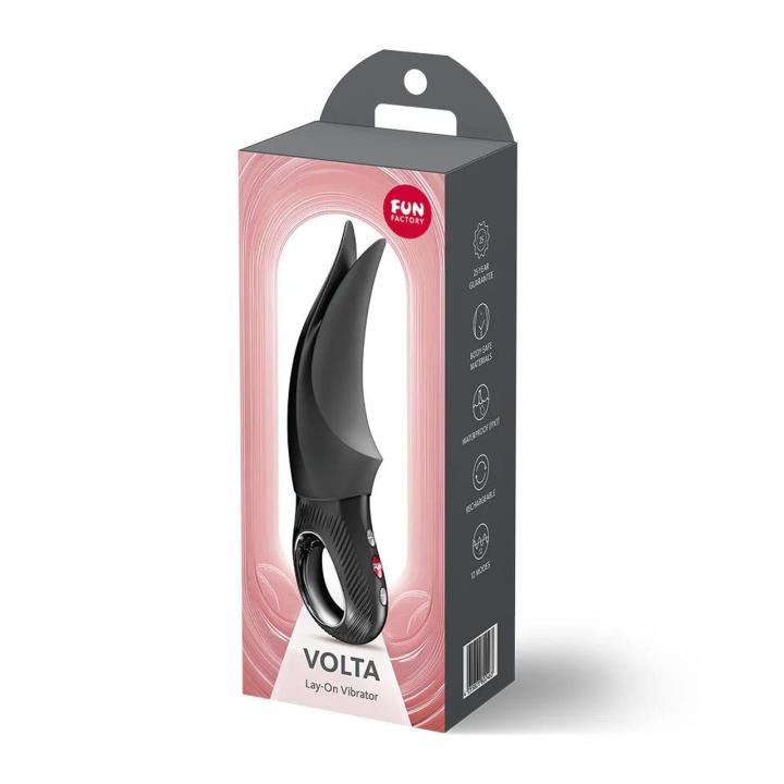 Fun Factory Volta Black – stymulator łechtaczki USB-C, IPX7 | Loris.pl