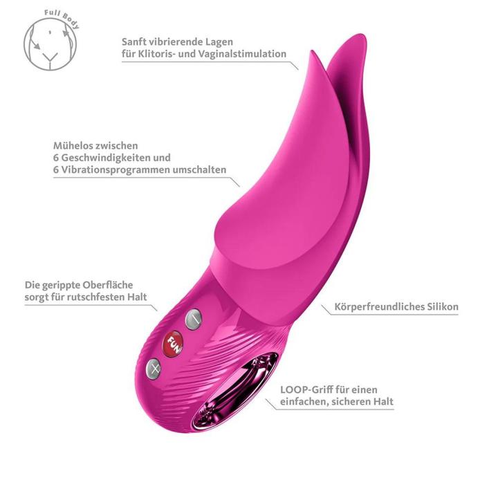 Fun Factory Volta Magenta – stymulator łechtaczki IPX7, USB-C | Loris.pl