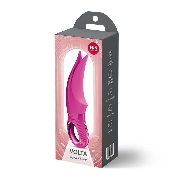 Fun Factory Volta Magenta – stymulator łechtaczki IPX7, USB-C | Loris.pl