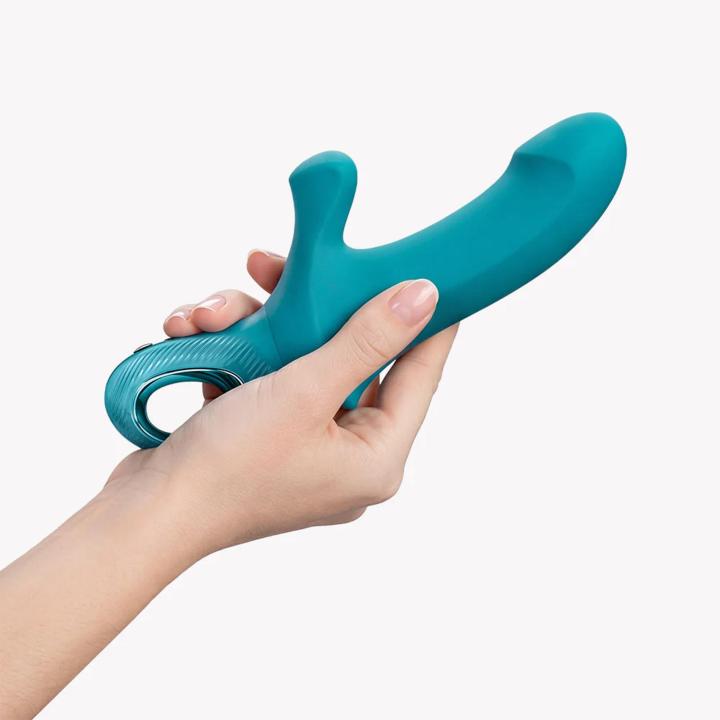 Fun Factory Bi Stronic Curve Aquamarine – króliczek thrusting do punktu g | Loris.pl