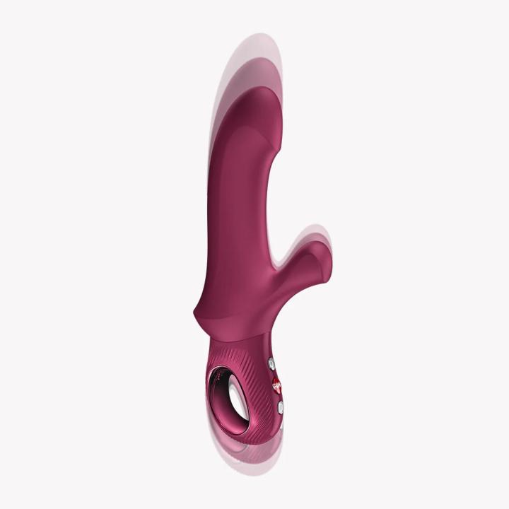 Fun Factory Bi Stronic Curve Wine Red – króliczek thrusting i wibracje | Loris.pl