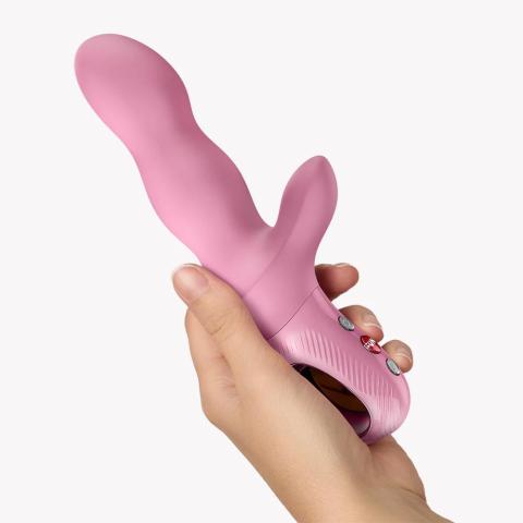 Fun Factory Bi Stronic Crave Rosé – króliczek z posuwem, wibracjami i ipx7 | Loris.pl