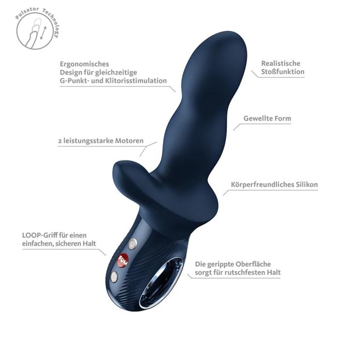 Fun Factory Bi Stronic Crave Nightblue – króliczek z ruchem posuwistym | Loris.pl