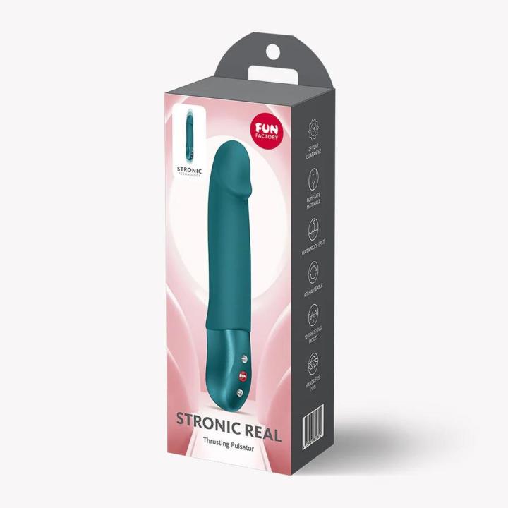 Fun Factory Stronic Real Bottle Green – pulsator do punktu G USB-C IPX7