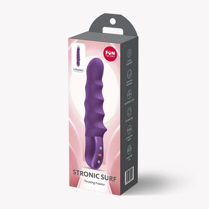 Fun Factory Stronic Surf Dark Violet – pulsator do punktu g ipx7 usb-c