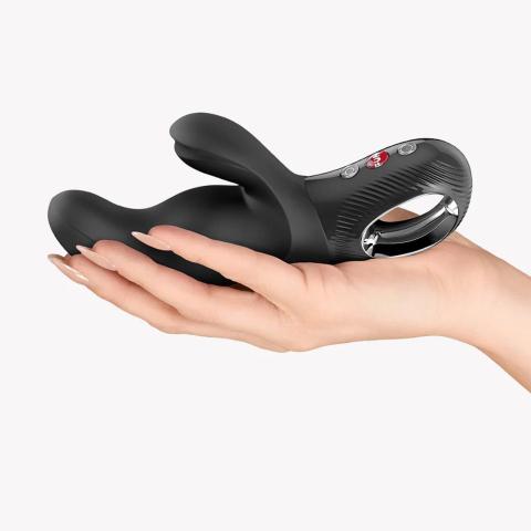 Fun Factory Miss Bi Black – wibrator króliczek USB-C, IPX7 | Loris.pl