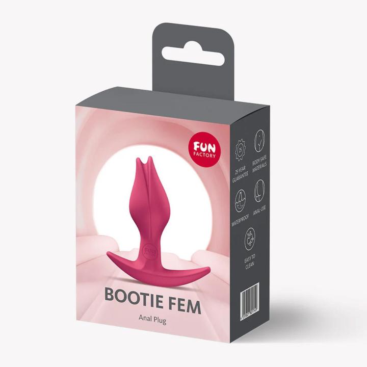 Fun Factory Bootie Fem Raspberry – silikonowy korek analny | Loris.pl
