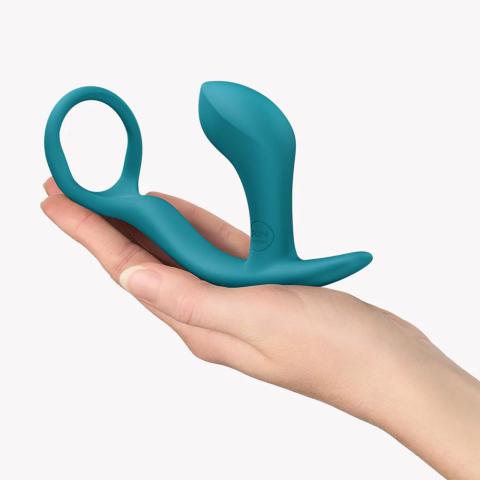 Fun Factory Bootie Ring Bottle Green – pierścień erekcyjny z plugiem analnym