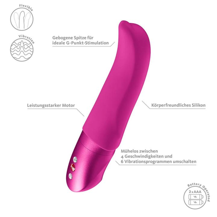 Fun Factory Diva Dolphin Magenta – wibrator do punktu G 10 trybów IPX7