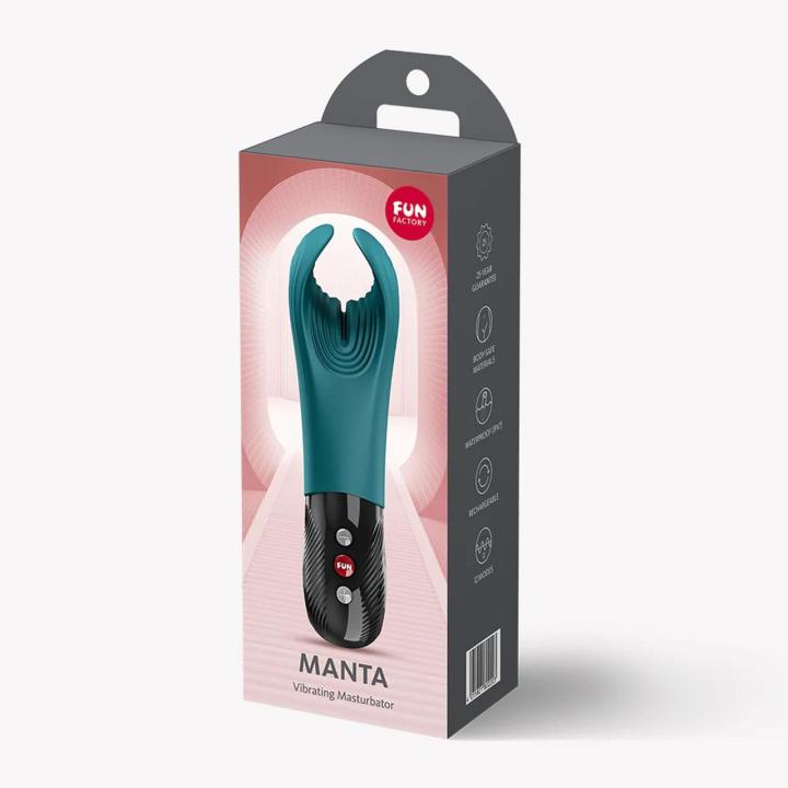 Fun Factory Manta Bottle Green – elastyczny masażer IPX7 | Loris.pl