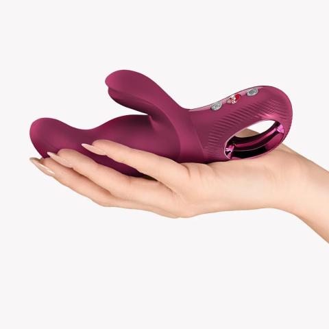 Fun Factory Miss Bi Wine Red – wibrator do podwójnej stymulacji | Loris.pl