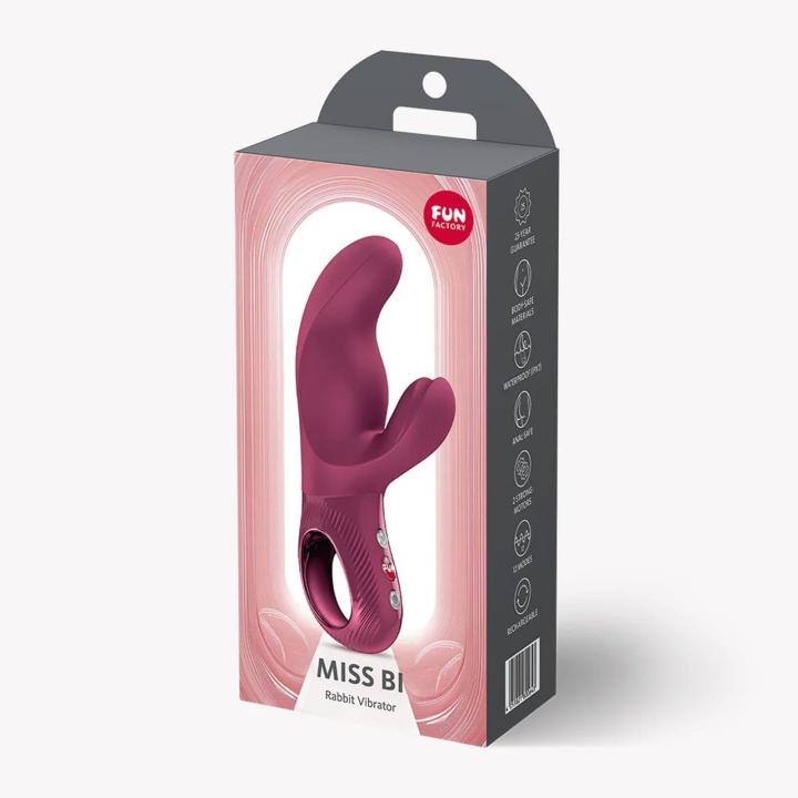 Fun Factory Miss Bi Wine Red – wibrator do podwójnej stymulacji | Loris.pl