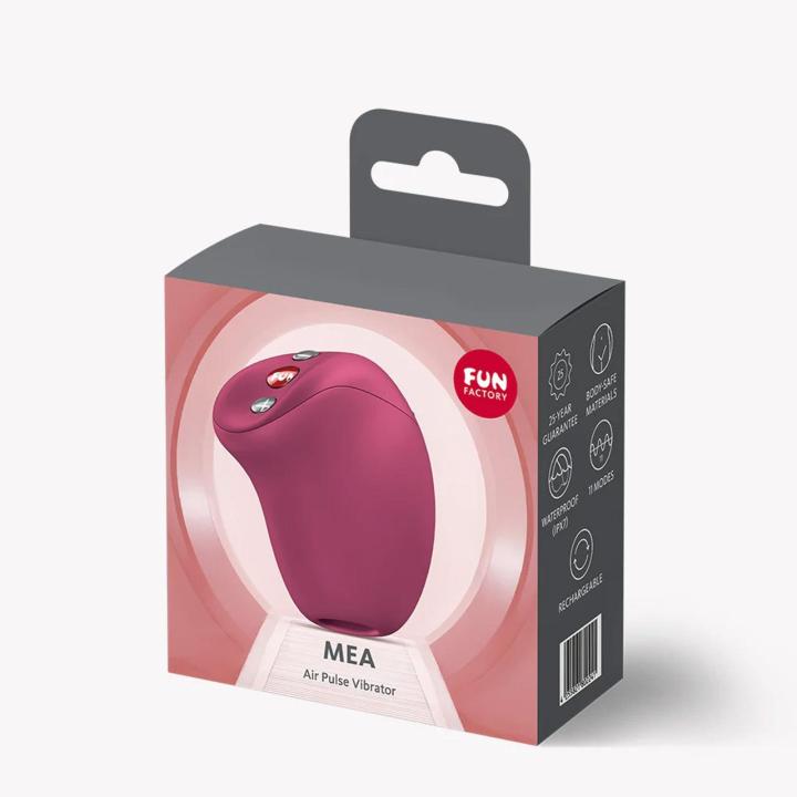 Fun Factory MEA Wine Red – stymulator łechtaczki falami ciśnieniowymi | Loris.pl