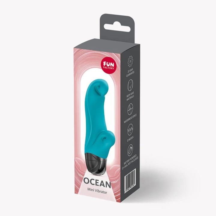 Fun Factory Ocean Aquamarine – kompaktowy wibrator do punktu G i prostaty | Loris.pl