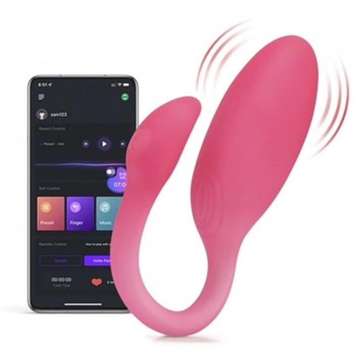 Różowy wibrujący bullet z aplikacją i treningiem Kegla IPX6