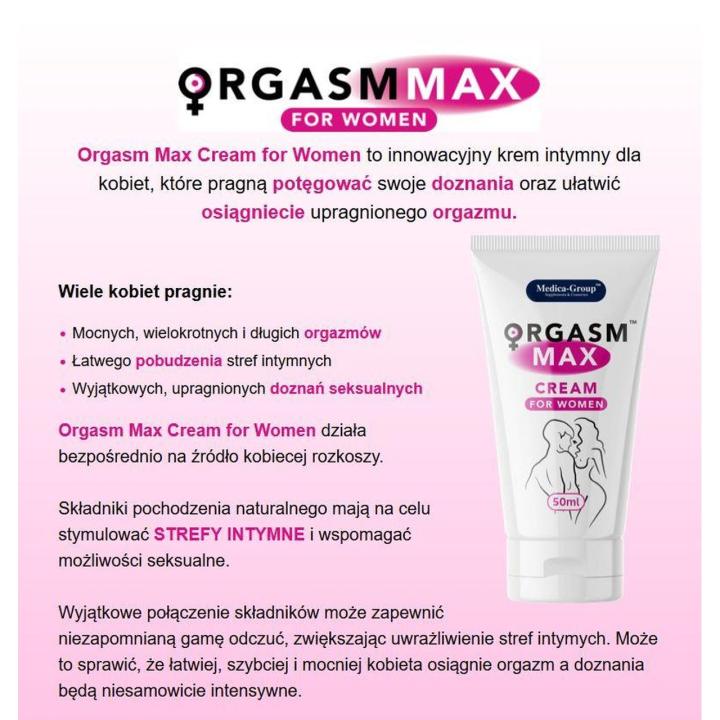 Krem stymulujący dla kobiet 50 ml – intensywniejsze doznania i nawilżenie